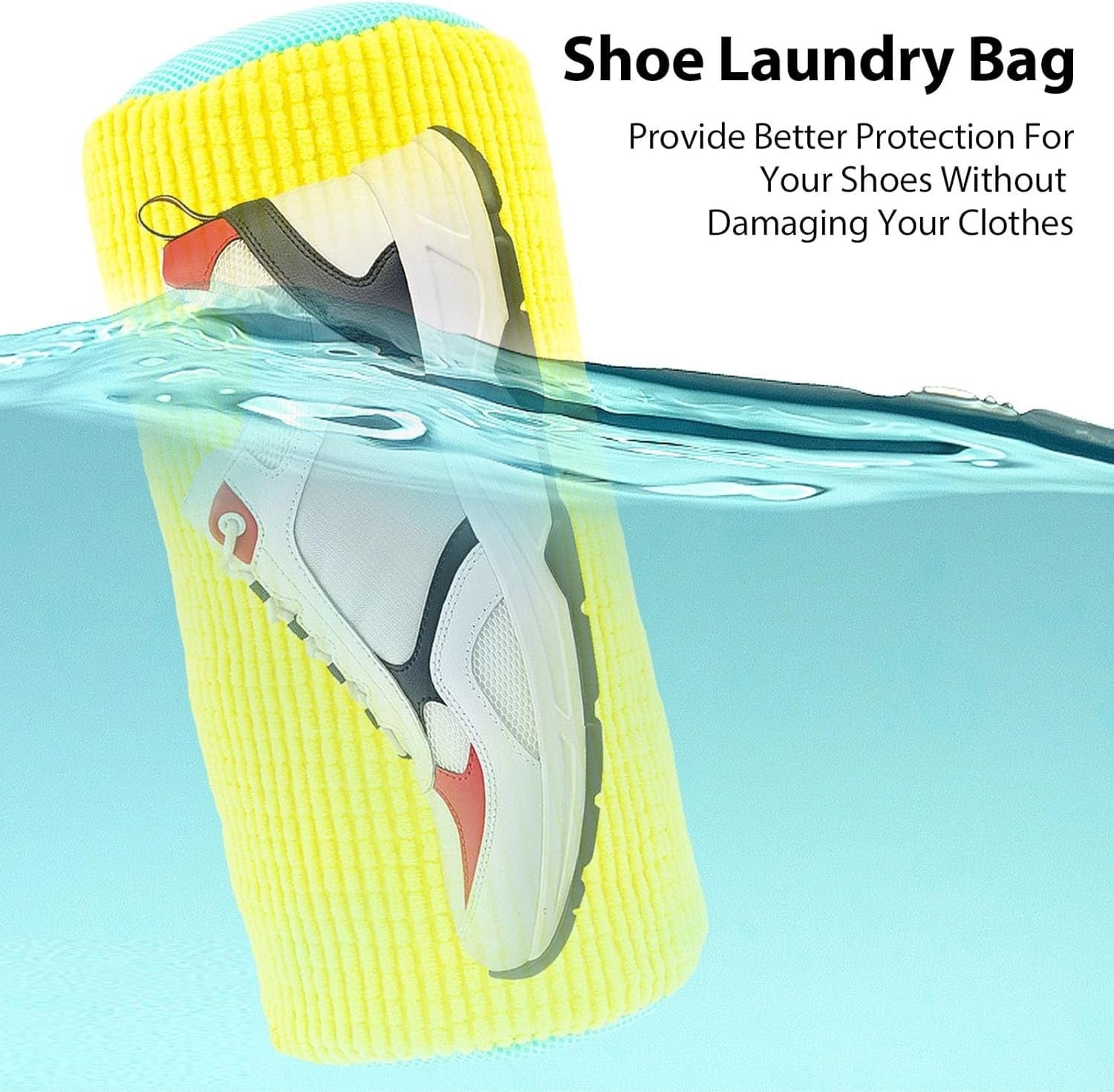Premium Shoe Washing Machine Bag for Safe & Effective Cleaning - 1 Pc