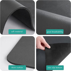 Large 40x60cm Water-Absorbent Dish Drying Mat – Non-Slip, Quick-Dry Kitchen Pad