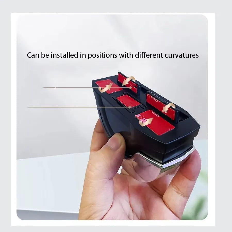 Premium Car Ashtray with LED Light, Windproof & Odor-Proof