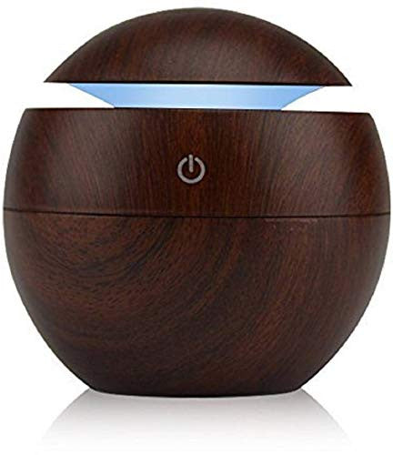 Dark Wooden Aroma Diffuser & Humidifier for Bedroom & Office