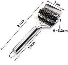 Stainless Steel Noodle Cutter & Slicer for Perfect Pasta
