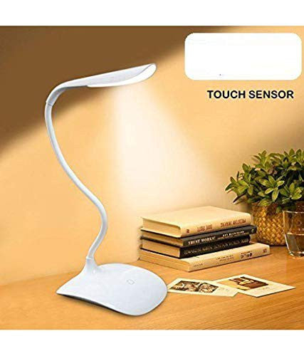 Rechargeable LED Touch Desk Lamp with Dimmer & Eye Protection