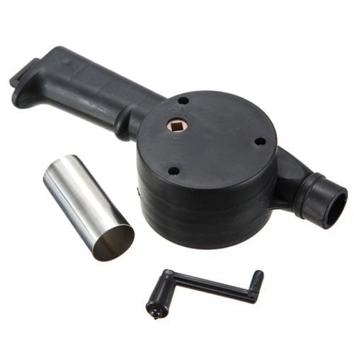 Portable Manual BBQ Air Blower Fan for Charcoal Grills and Campfire