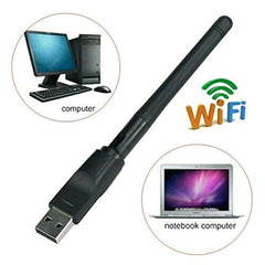 High-Speed USB Wi-Fi Adapter for Desktop & Laptop, Dual Band 300Mbps