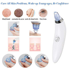DermaSuction Blackhead & Pore Cleaner Kit with 4 Tips, Adjustable Intensity