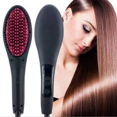 Simply Hair Straightener Brush - Ceramic Electronic Styling Tool