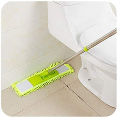 Microfiber Flat Mop with Steel Handle for Easy Floor Cleaning