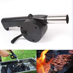 Portable Manual BBQ Air Blower Fan for Charcoal Grills and Campfire