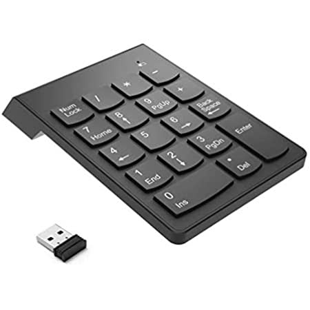 Compact USB Numeric Keypad 18 Keys for Laptop & Desktop