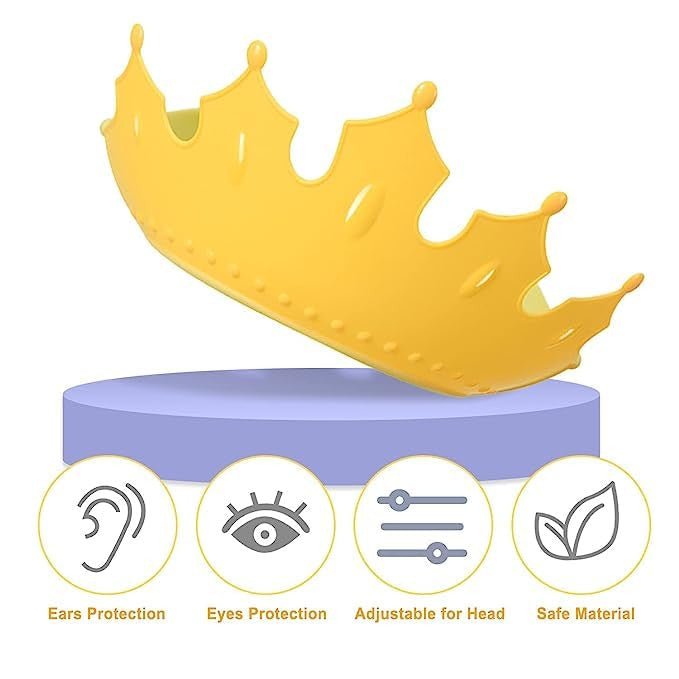 Adjustable Silicone Baby Shower Cap - Waterproof, Leakproof & Safe for Kids