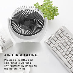 Portable Handheld & Desktop USB Rechargeable Fan with Adjustable Speed