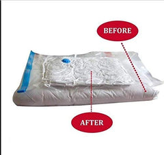 5 Pcs Vacuum Storage Bags with Pump - Space Saver & Reusable