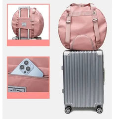 Round Shape Duffle Travel Bag - Waterproof, Large Capacity, Sports & Gym Bag