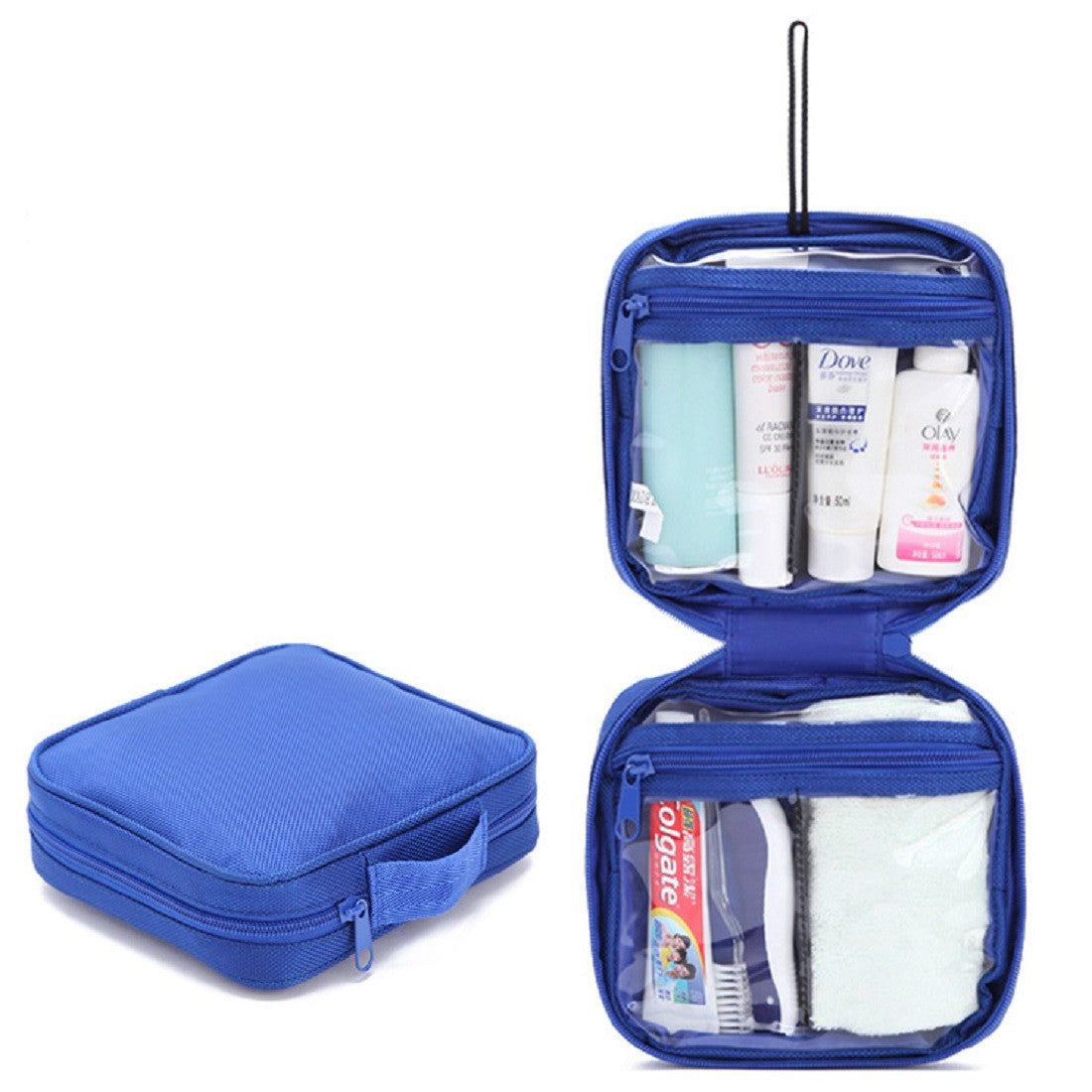 Travel Life Cosmetic & Wash Bag - Foldable Travel Pouch
