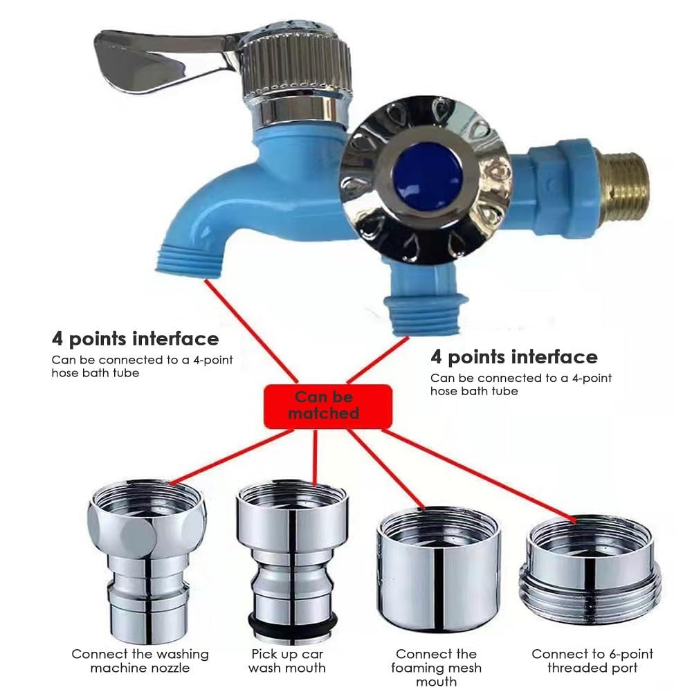 2-in-1 Multi-Functional Dual Water Tap Faucet for Versatile Use
