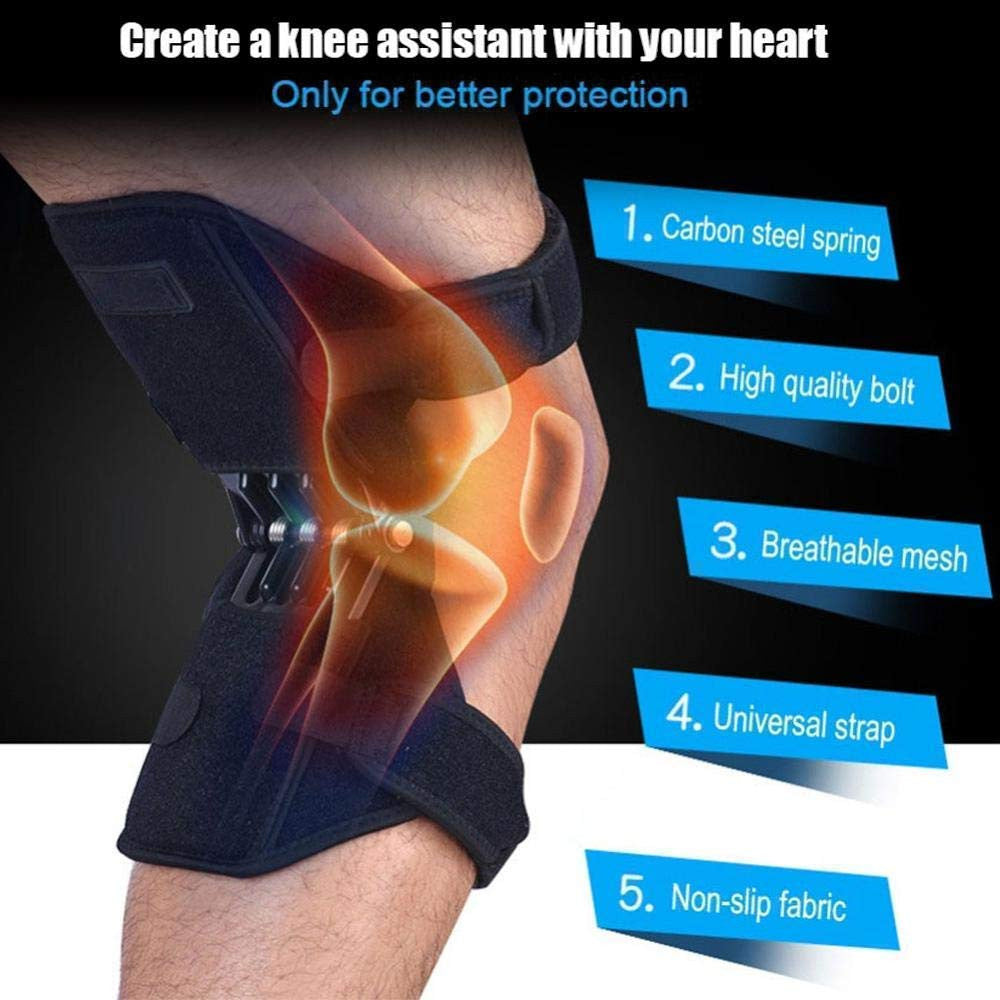 Power Knee Support Brace for Leg Pain & Stability