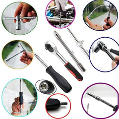 46-in-1 Multi-Purpose Hand Tool & Socket Set for Bike, Car, & Home