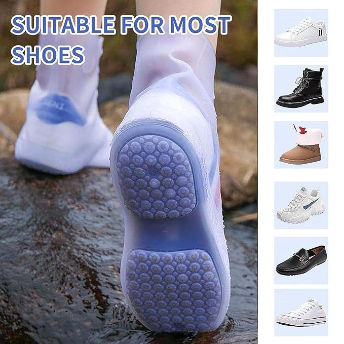 Waterproof Silicone Rain Boot Cover for Shoes - Waterproof Shoe Protector
