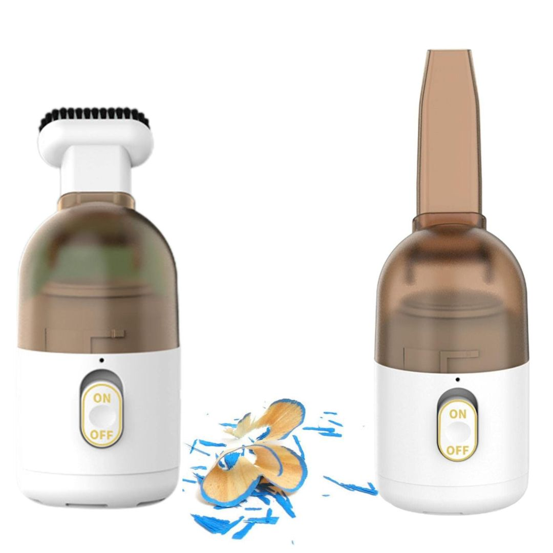 Portable Cordless Desktop Vacuum Cleaner with Visible Dust Bin