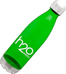 Colorful 25oz BPA-Free Steel & Plastic Sport Water Bottle