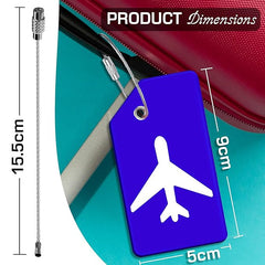 Silicone Travel Luggage Tag - Durable Bag Tag for Travel