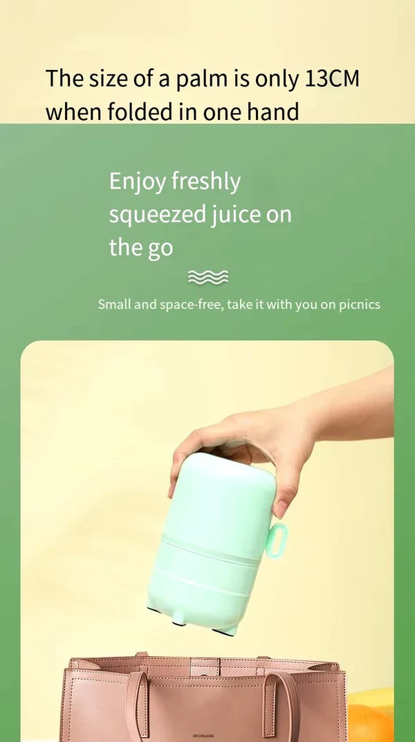 Portable Wireless Foldable Cup Blender for On-the-Go Smoothies