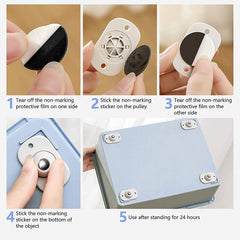 360° Swivel Casters Wheels for Furniture & Storage Boxes (4Pcs)