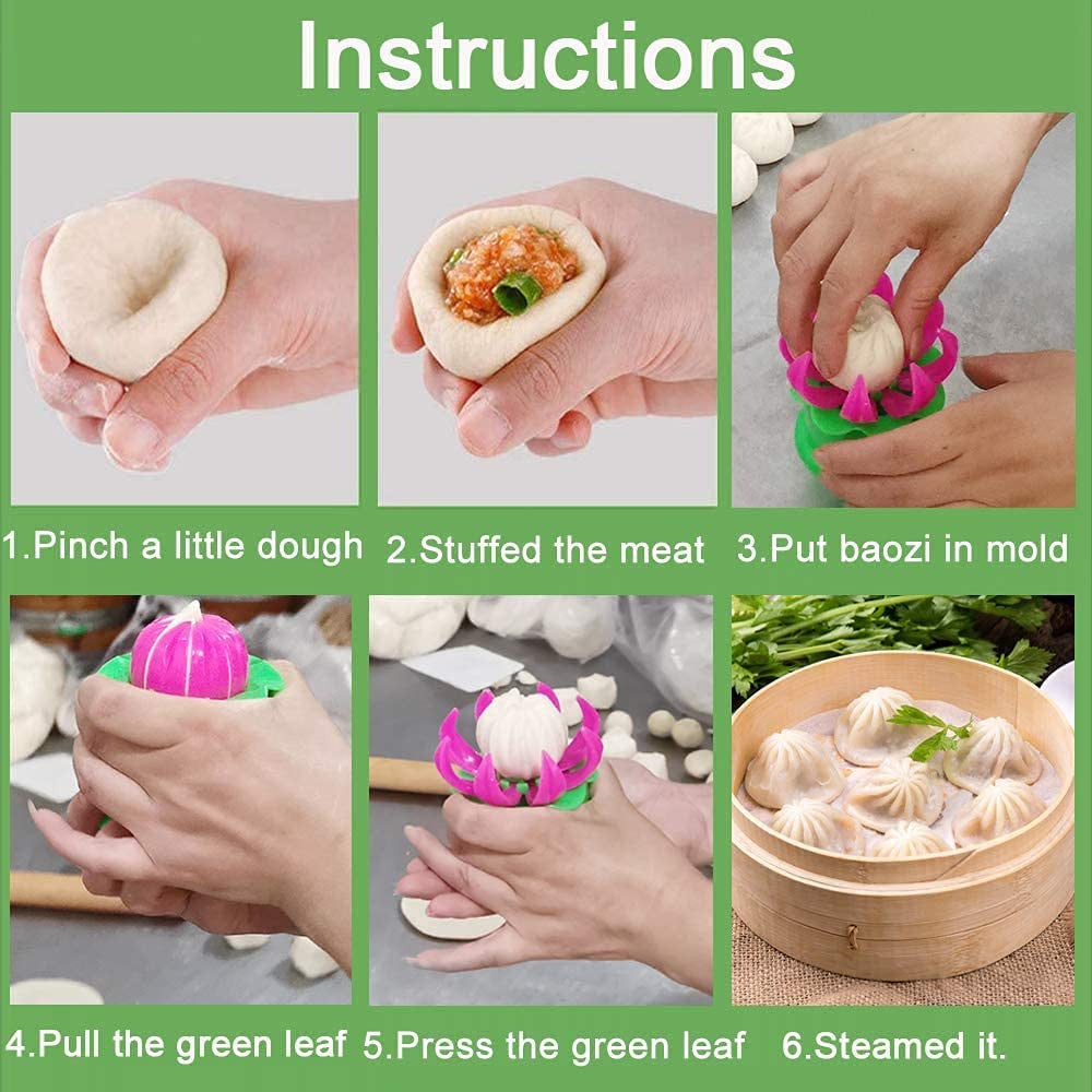 RRDIYZ Multi-Color Plastic Momos & Dumpling Maker with Dough Cutter