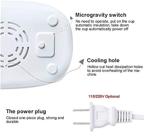 Auto Shut Off Thermostatic Coffee Cup Warmer Plate