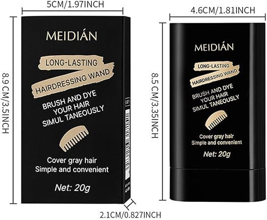 Hair Dye Stick & Touch-Up Comb for Easy Hair Coloring