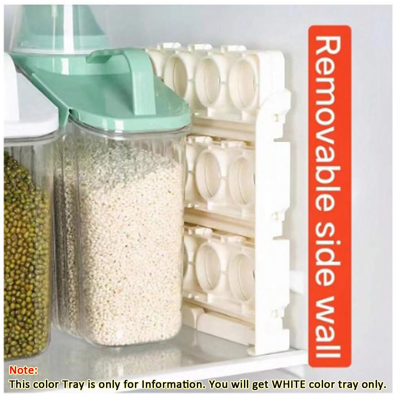 Foldable 3-Layer Egg Storage Box with 24-Grid, Reusable Refrigerator Organizer