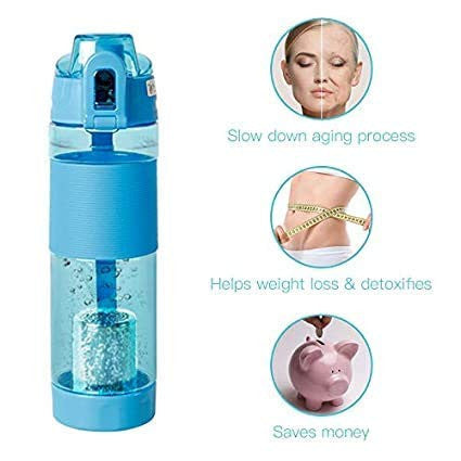 Alkaline Water Bottle with Mineral Filter for Healthy Hydration