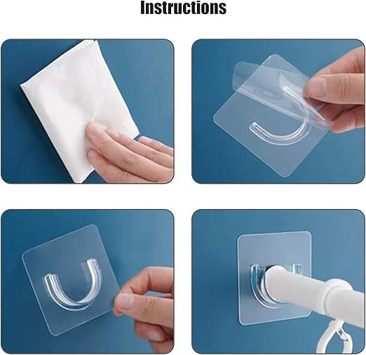 U-Shape Shower Rod Hook