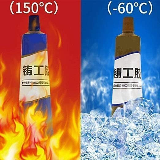 Industrial Metal Repair Gel A+B - Strong, Fast, Heat-Resistant Fix