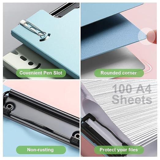 Flip Writing Pad with Storage Case – A4 Document & Paper File
