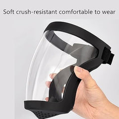 Transparent Full Face Shield Mask for Clear Protection