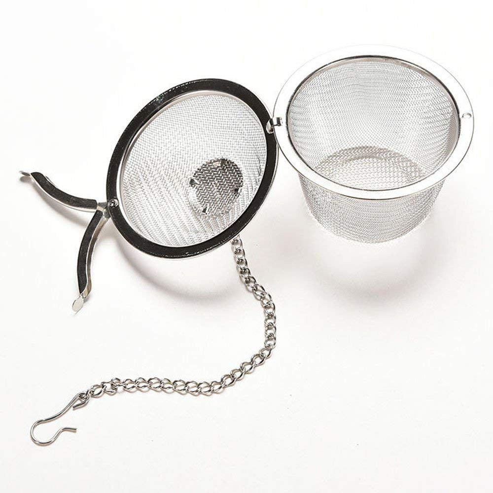 Big Stainless Steel Tea Infuser Strainer for Loose Leaf & Herbs