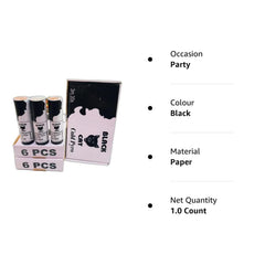 Black Cat Cold Pyro Rocket - Party Use, Pack of 1