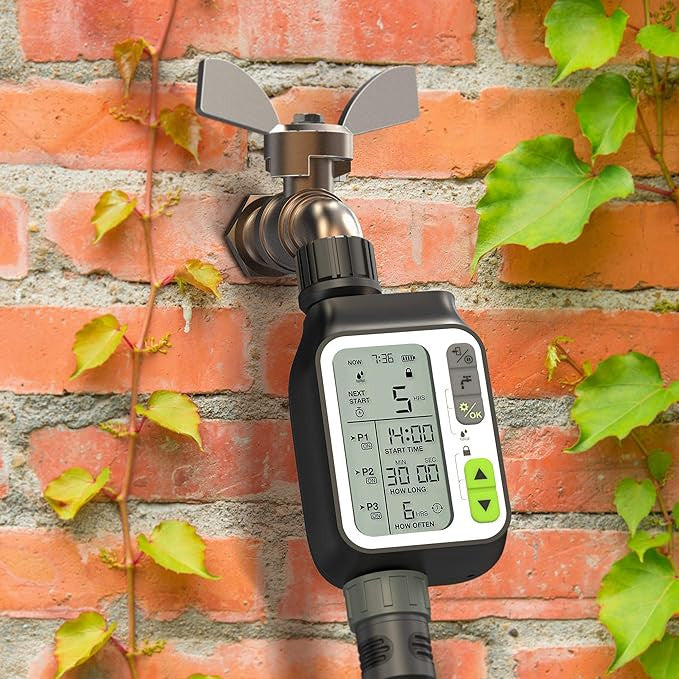 Digital Water Timer with Rain Sensor for Drip Irrigation