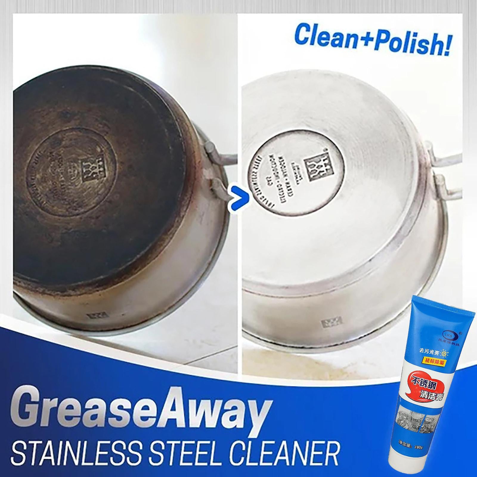 Multi-Purpose Kitchen Rust & Stain Removal Gel for Stainless Steel & Copper