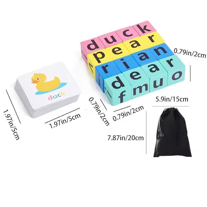 Time Puzzle Word Race Cube - Spelling & Puzzle Challenge