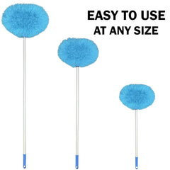 Fan Blade Cleaner Mop - Microfiber Feather Duster for Easy Fan Cleaning