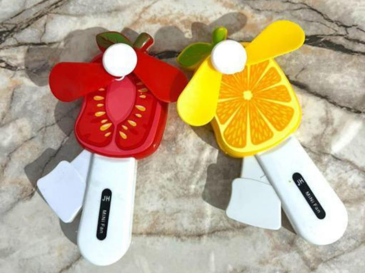 Mini Fruit Handheld Fan - Cool, Portable, Battery-Free for Kids