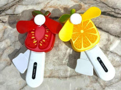 Mini Fruit Handheld Fan - Cool, Portable, Battery-Free for Kids