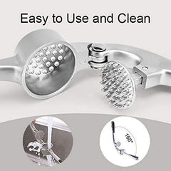 Fulminare Stainless Steel Garlic & Ginger Press - Easy Mince & Crush Tool
