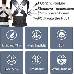 Adjustable Posture Corrector Shoulder Brace for Upper Back Support