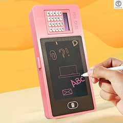 LCD Pencil Case with Calculator and Writing Tablet