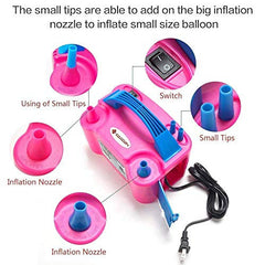 High Power Electric Balloon Pump with 2 Nozzles for Fast Inflation