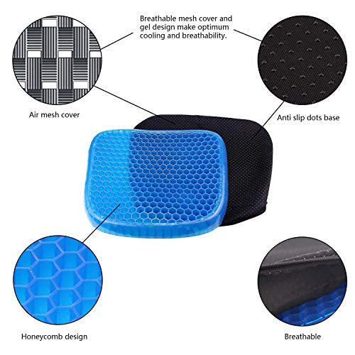 Egg Sitter Gel Support Cushion for Car, Office, Wheelchair & Home