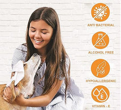 Pet Cleaning Wipes - Gentle Wet Wipes for Pets (40 characters)